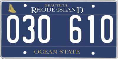 RI license plate 030610