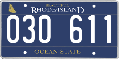 RI license plate 030611