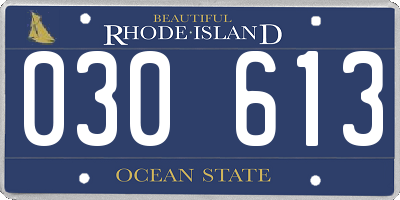 RI license plate 030613