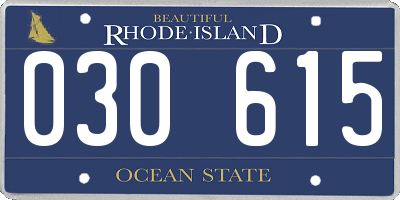 RI license plate 030615