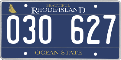 RI license plate 030627