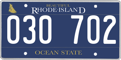 RI license plate 030702
