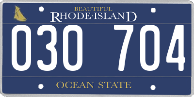 RI license plate 030704