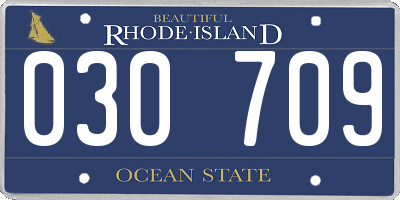 RI license plate 030709