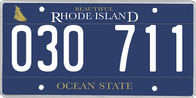 RI license plate 030711
