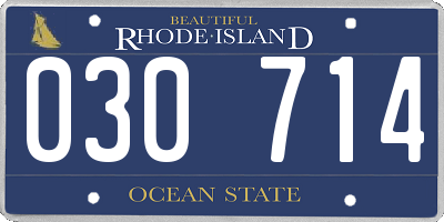 RI license plate 030714