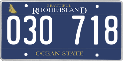 RI license plate 030718