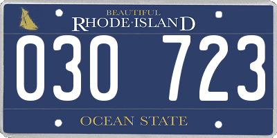 RI license plate 030723