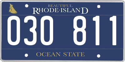 RI license plate 030811