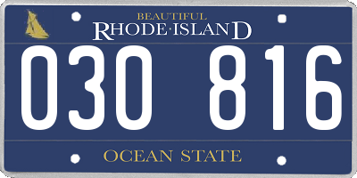 RI license plate 030816