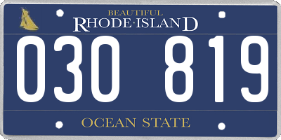 RI license plate 030819