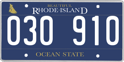 RI license plate 030910