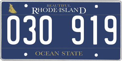 RI license plate 030919