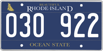 RI license plate 030922