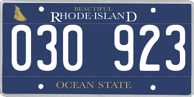 RI license plate 030923
