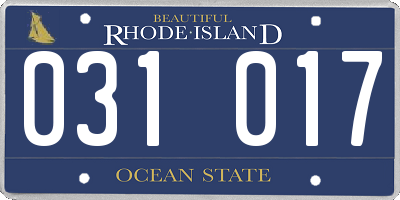 RI license plate 031017
