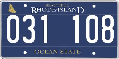 RI license plate 031108