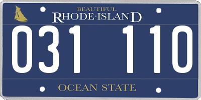 RI license plate 031110