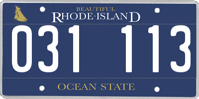 RI license plate 031113