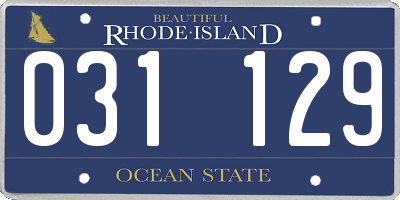 RI license plate 031129