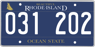 RI license plate 031202