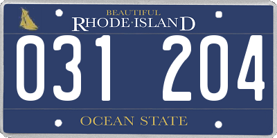 RI license plate 031204