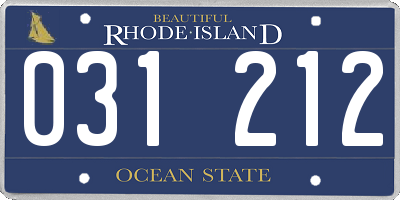 RI license plate 031212