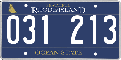 RI license plate 031213