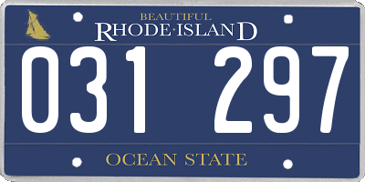 RI license plate 031297