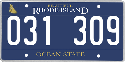 RI license plate 031309