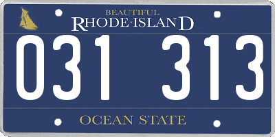 RI license plate 031313