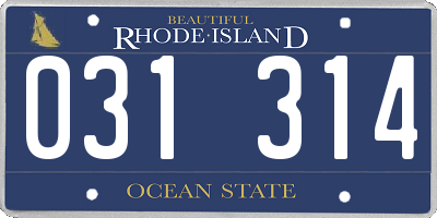 RI license plate 031314