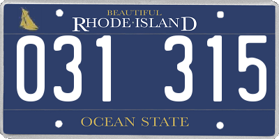 RI license plate 031315