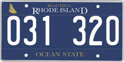 RI license plate 031320