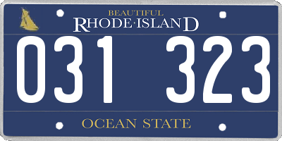 RI license plate 031323