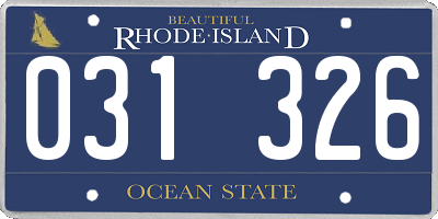 RI license plate 031326