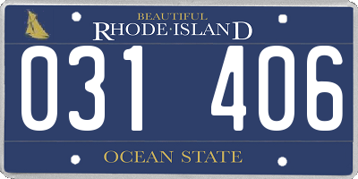 RI license plate 031406