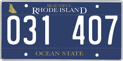 RI license plate 031407