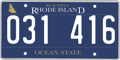 RI license plate 031416