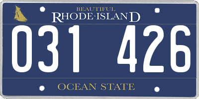 RI license plate 031426