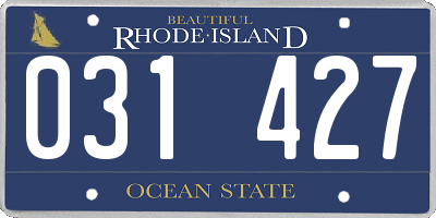 RI license plate 031427