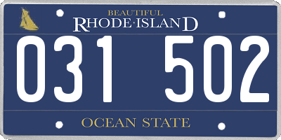 RI license plate 031502