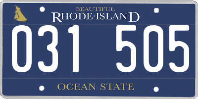 RI license plate 031505