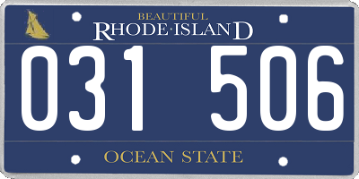 RI license plate 031506