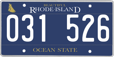 RI license plate 031526