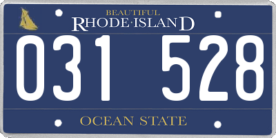 RI license plate 031528