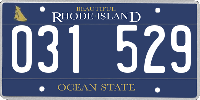 RI license plate 031529