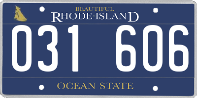 RI license plate 031606