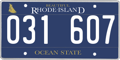 RI license plate 031607