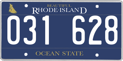 RI license plate 031628